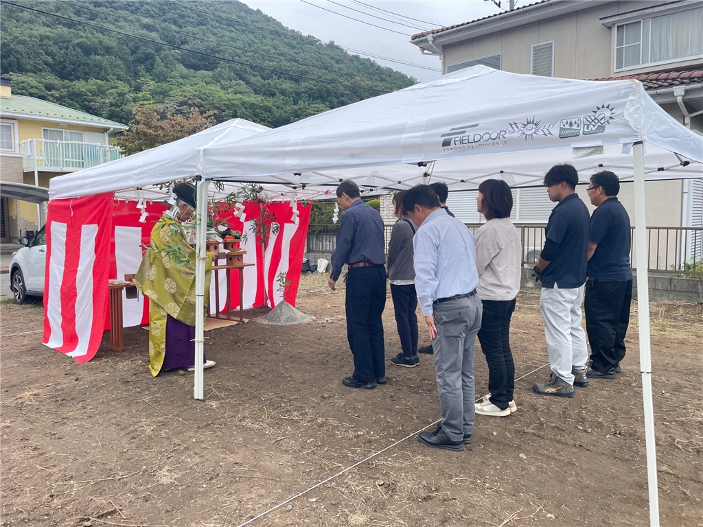 地鎮祭＜H様邸笛吹市石和町＞