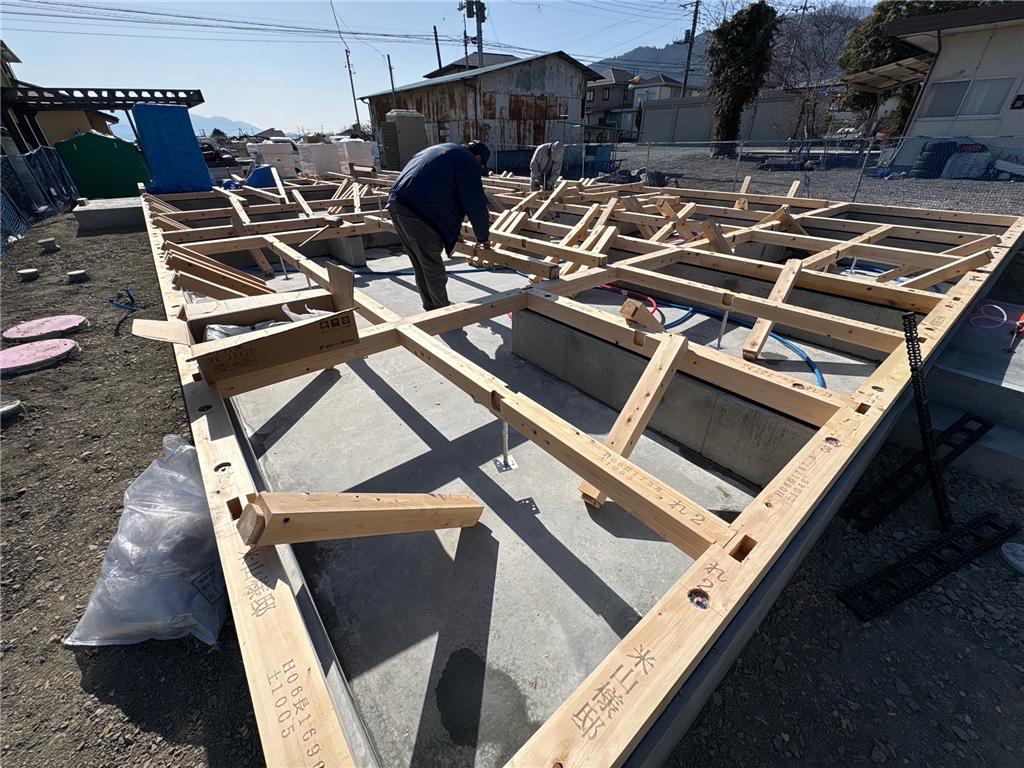 建て方＜Y様邸南アルプス市有野＞
