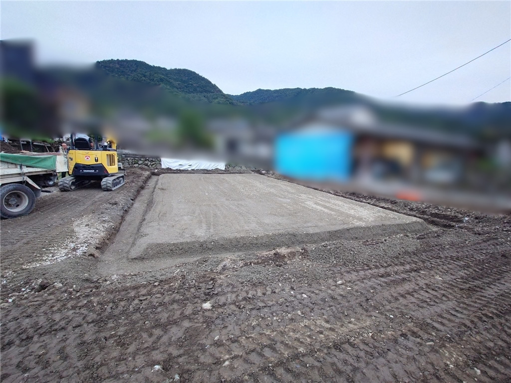 基礎工事中1<T様邸南アルプス市>